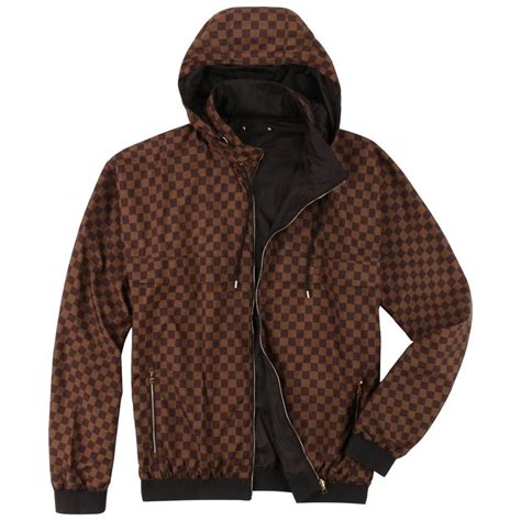 louis vuitton brown windbreaker